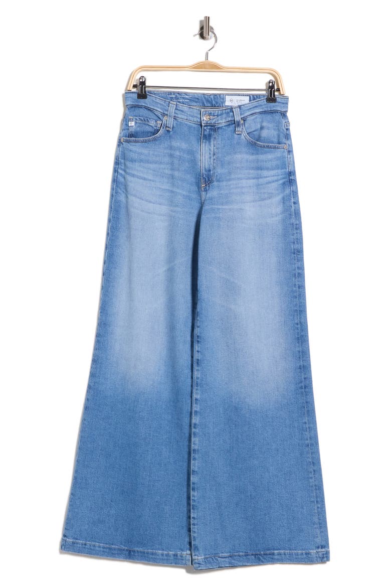Leana Wide Leg Jeans, Main, color, DUNE