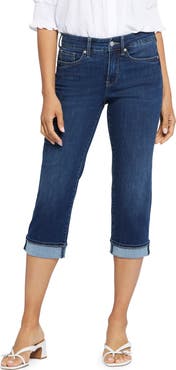 NYDJ Marilyn Roll Cuff Crop Capri Jeans