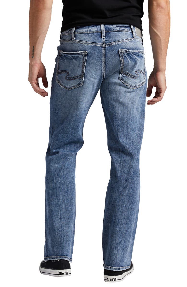 Silver Jeans Co. Zac Relaxed Fit Straight Leg Jeans, Alternate, color, Indigo