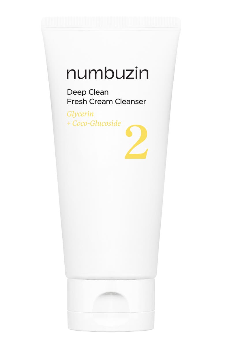 Numbuzin No.2 Deep Clean Fresh Cream Cleanser, Main, color,