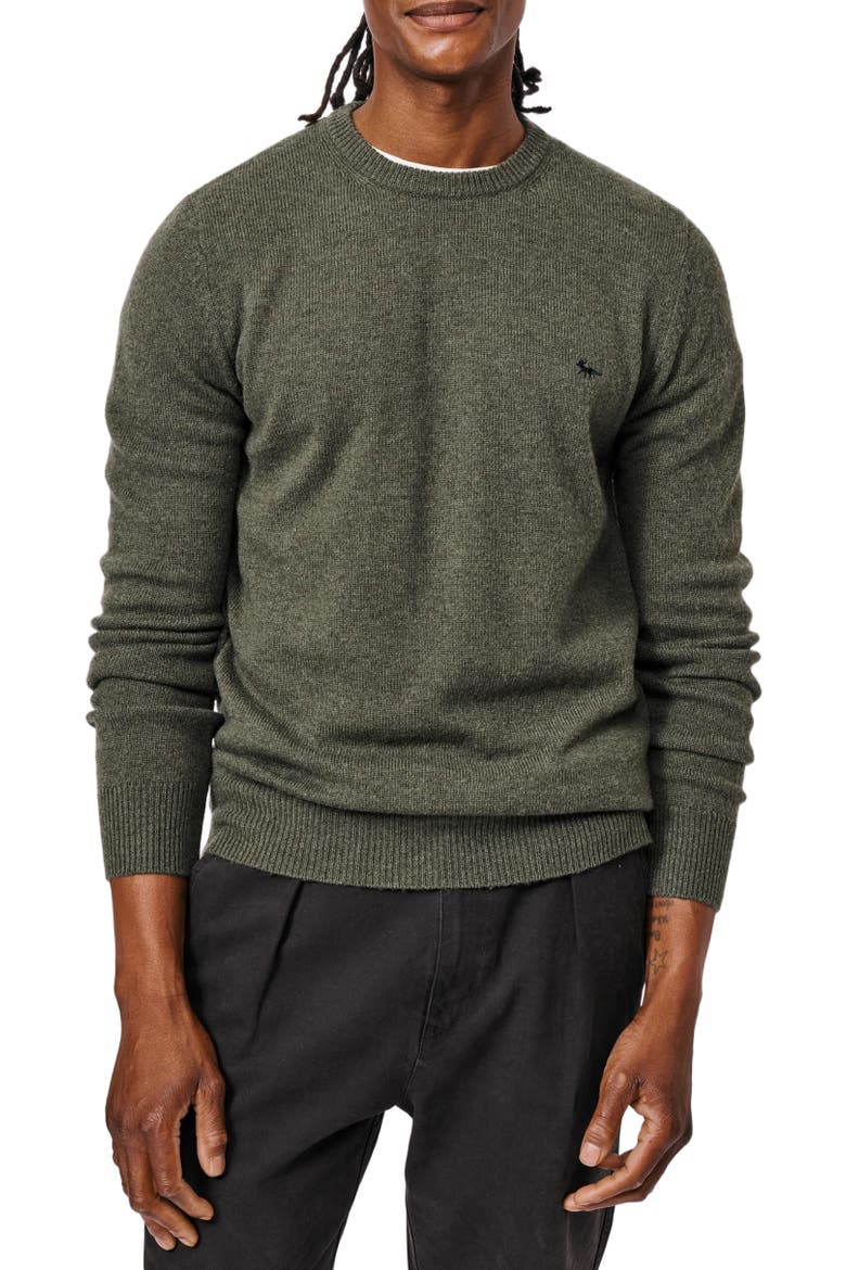 Westbourne Crew Neck Sweater, Alternate, color, Dark Khaki