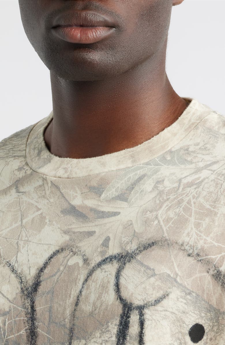 Rolling Loud Sketch Camo Graphic T-Shirt, Alternate, color, Camo