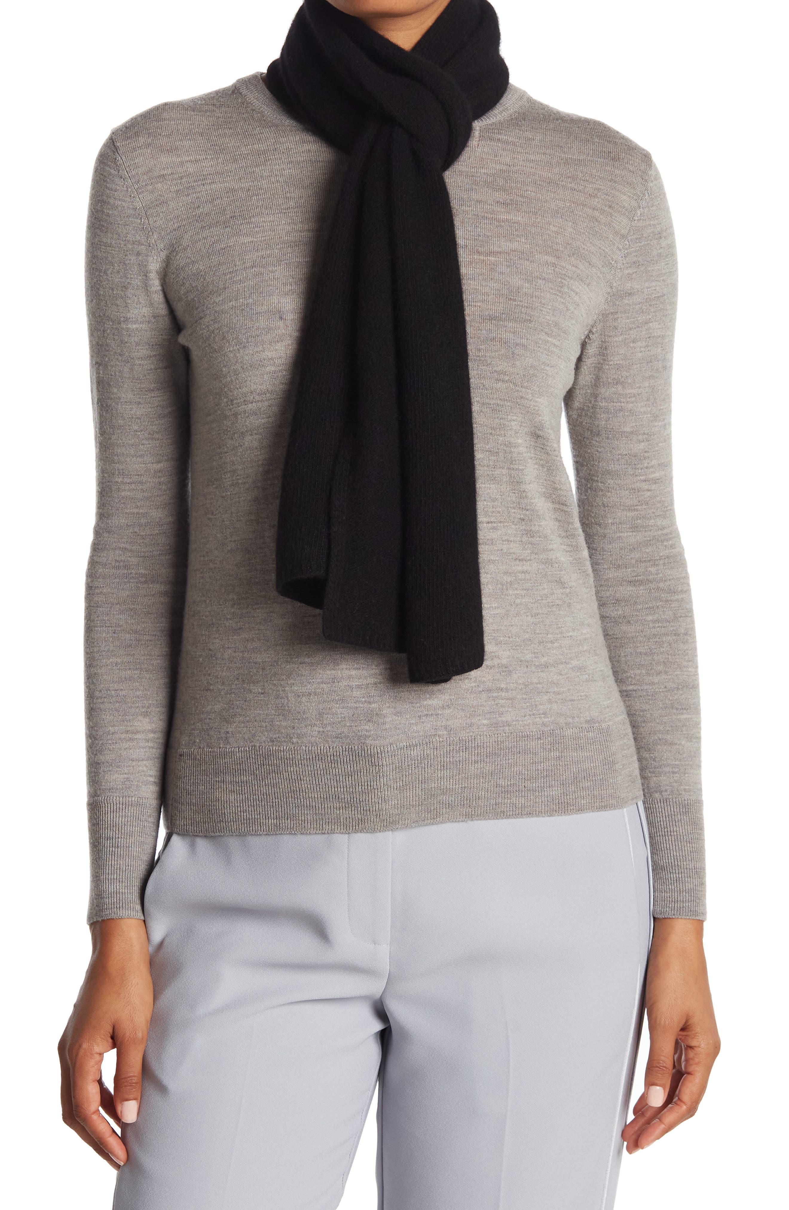 Portolano Solid Cashmere Scarf