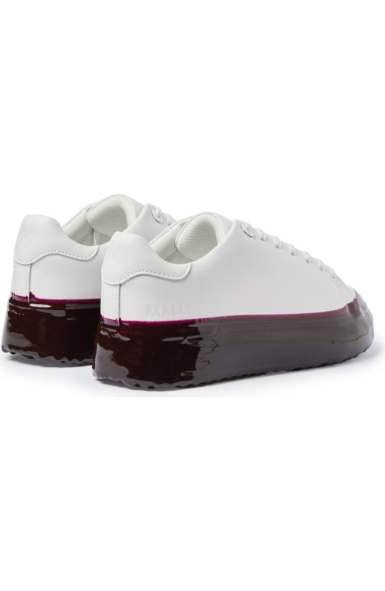 MALLET Grftr Dip Low-Top Platform Trainers, Alternate, color, White Red