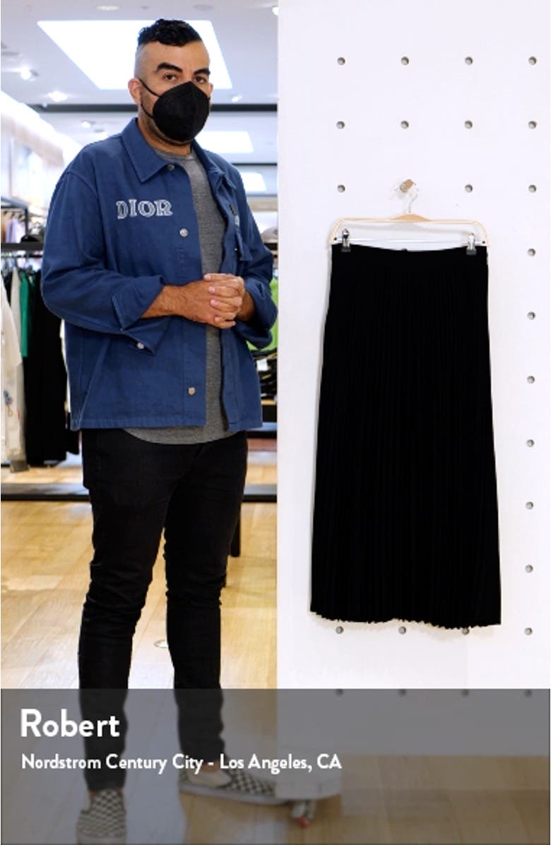 Pleated Midi Skirt, sales video thumbnail