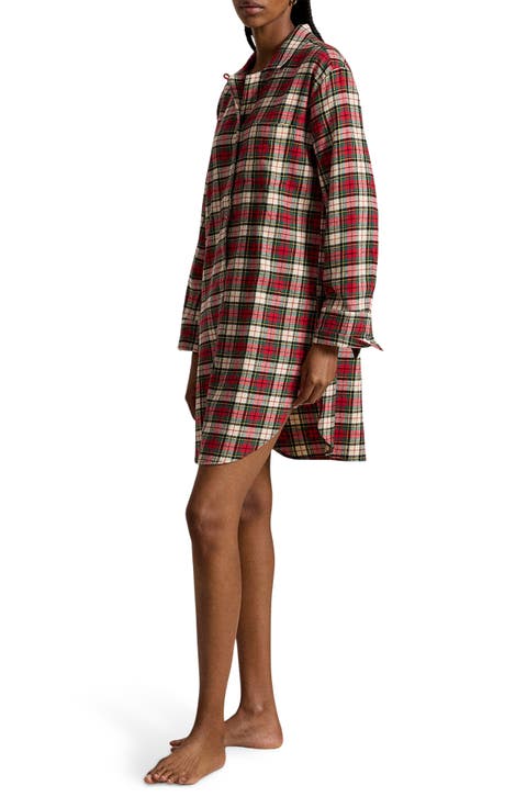 Cotton Long Sleeve Sleepshirt