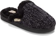 DEARFOAMS Paris Chenille Shaped Tab Scuff Slipper