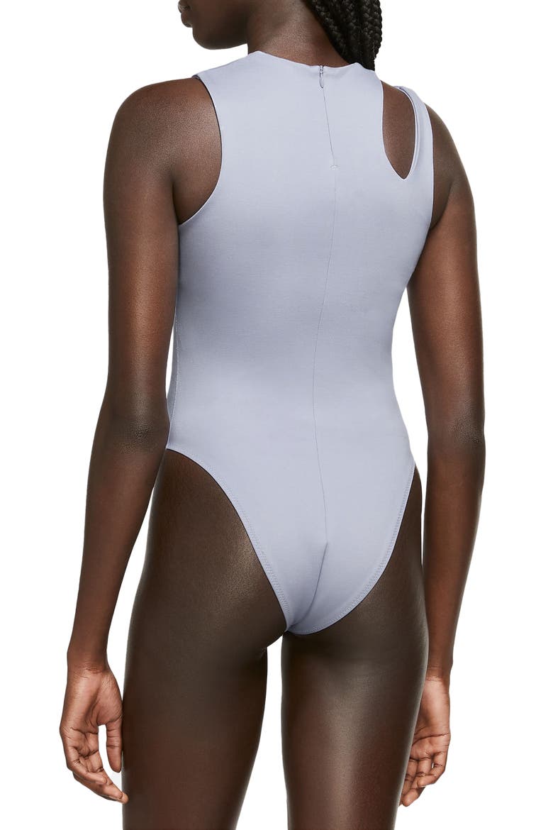 Essential Cutout Bodysuit, Alternate, color, INDGHZ/ WHITE
