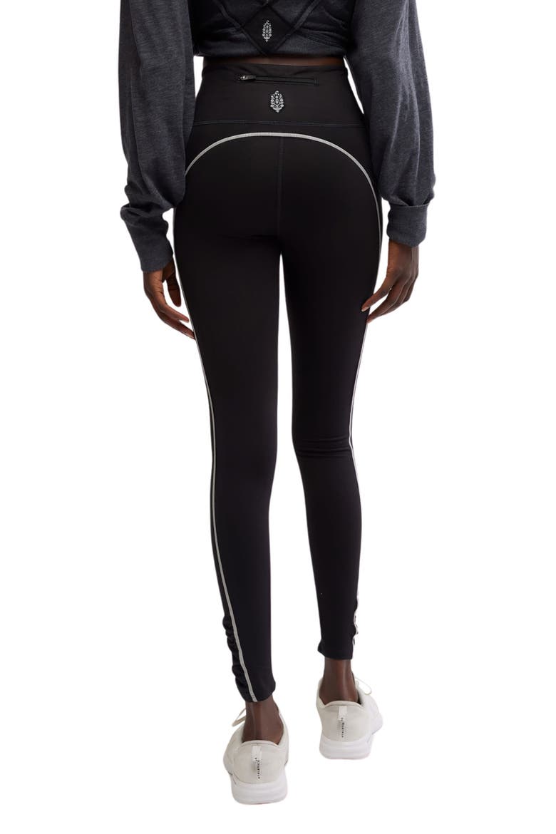 FP Movement You're a Peach Pocket Leggings, Alternate, color, BLACK