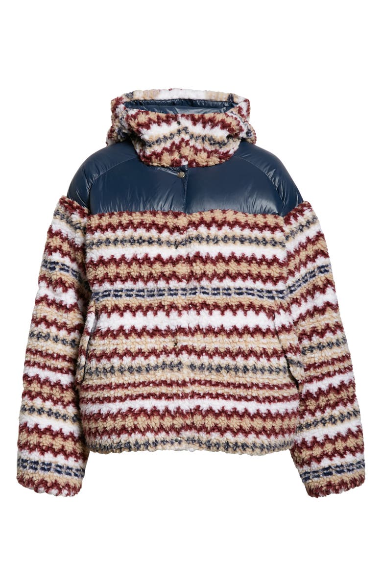 rag & bone Joella High-Pile Fleece Puffer Jacket, Alternate, color, 
