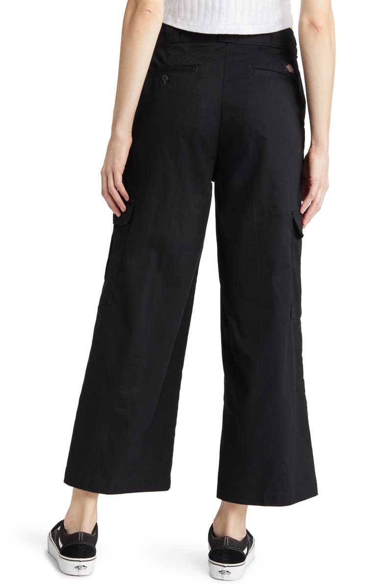 Dickies Crop Wide Leg Cargo Pants, Alternate, color,