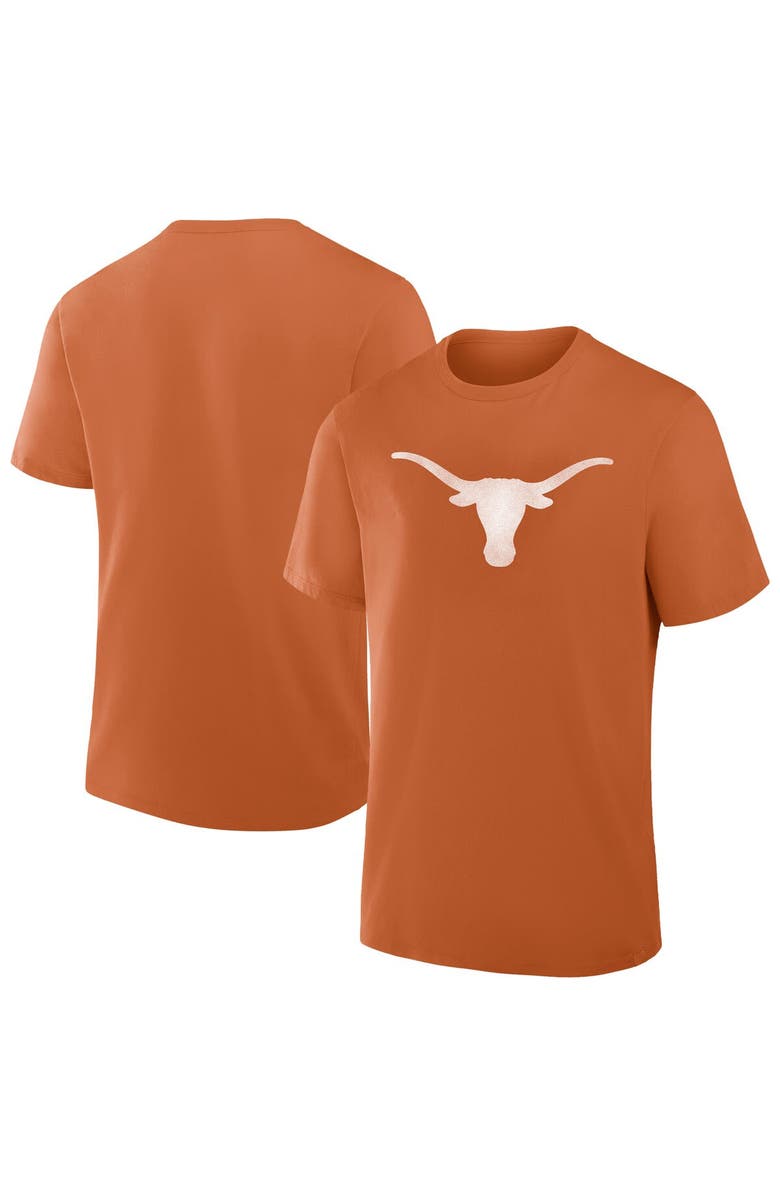 FANATICS Men's Fanatics Burnt Orange Texas Longhorns Big & Tall Distressed Vintage Logo T-Shirt, Main, color, Burnt Orange