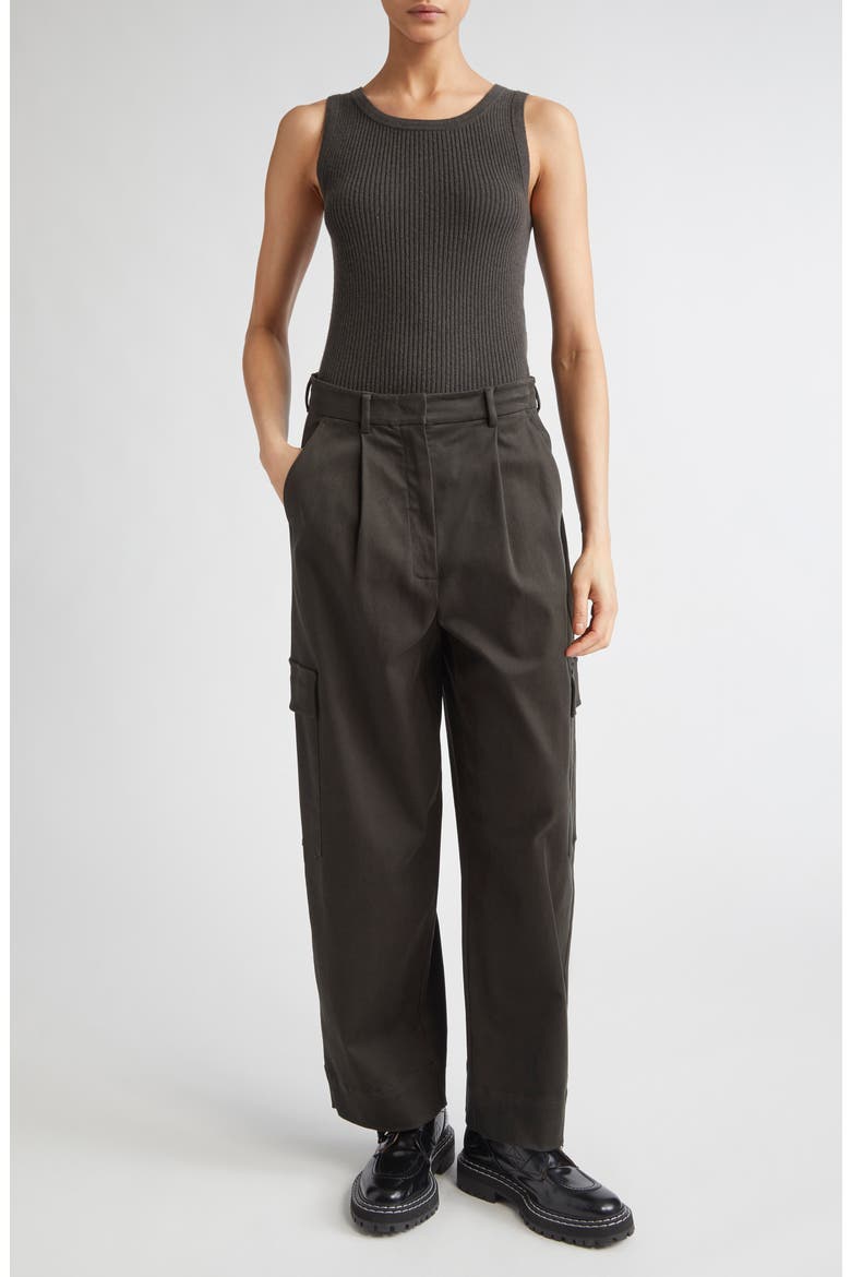 Cipro Wool & Cashmere Sweater Tank, Alternate, color, GREEN