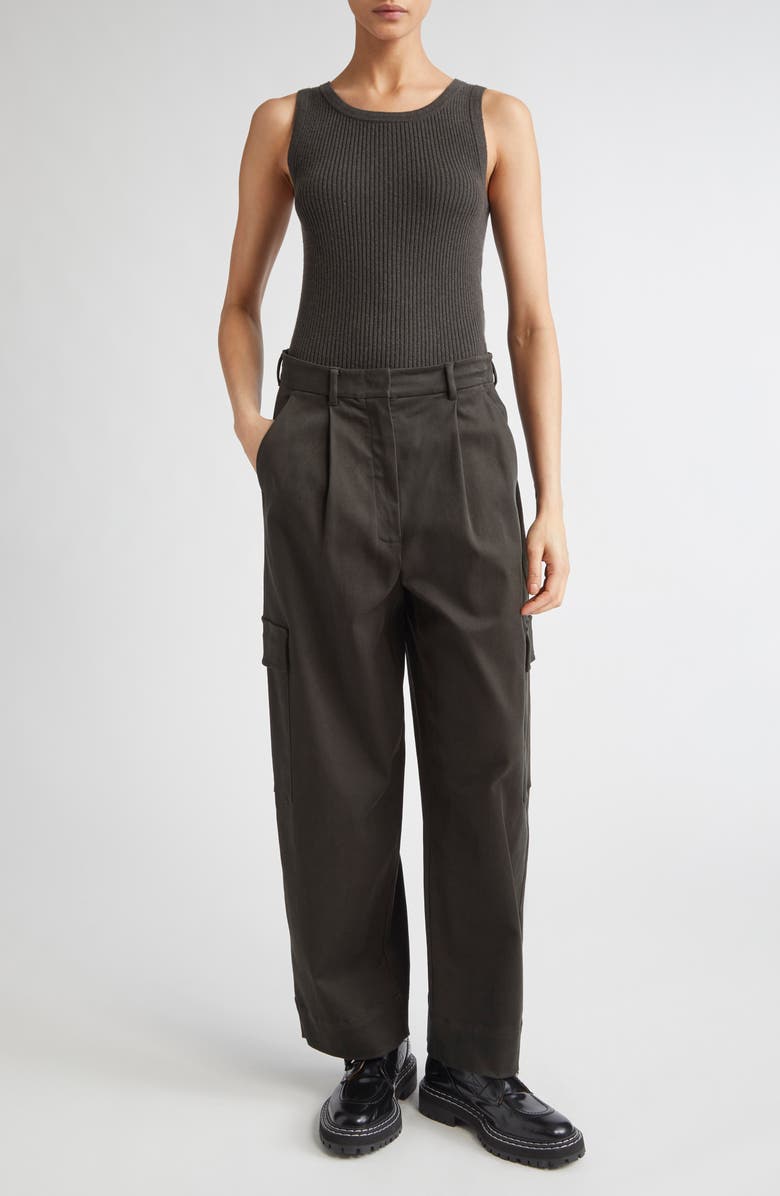 Max Mara Cipro Wool & Cashmere Sweater Tank, Alternate, color, Green