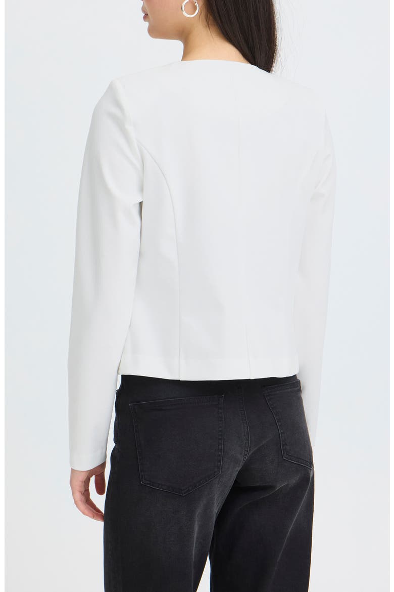 Kate Short Blazer, Alternate, color, CLOUD DANCER