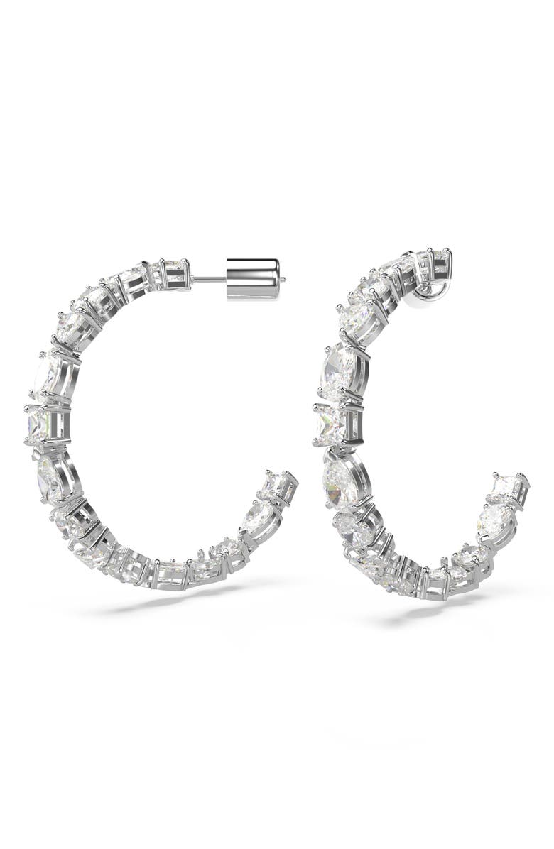 Swarovski Mesmera Hoop Earrings, Alternate, color, 
