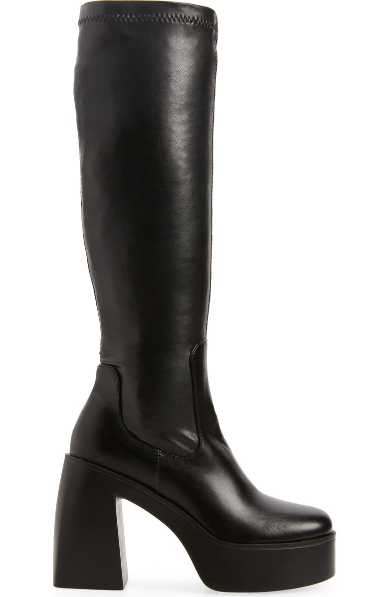 AZALEA WANG Nashla Knee High Platform Boot, Alternate, color,