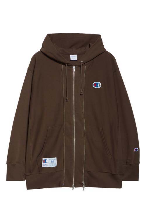 Undercover X Champion Hoodie In Brown
