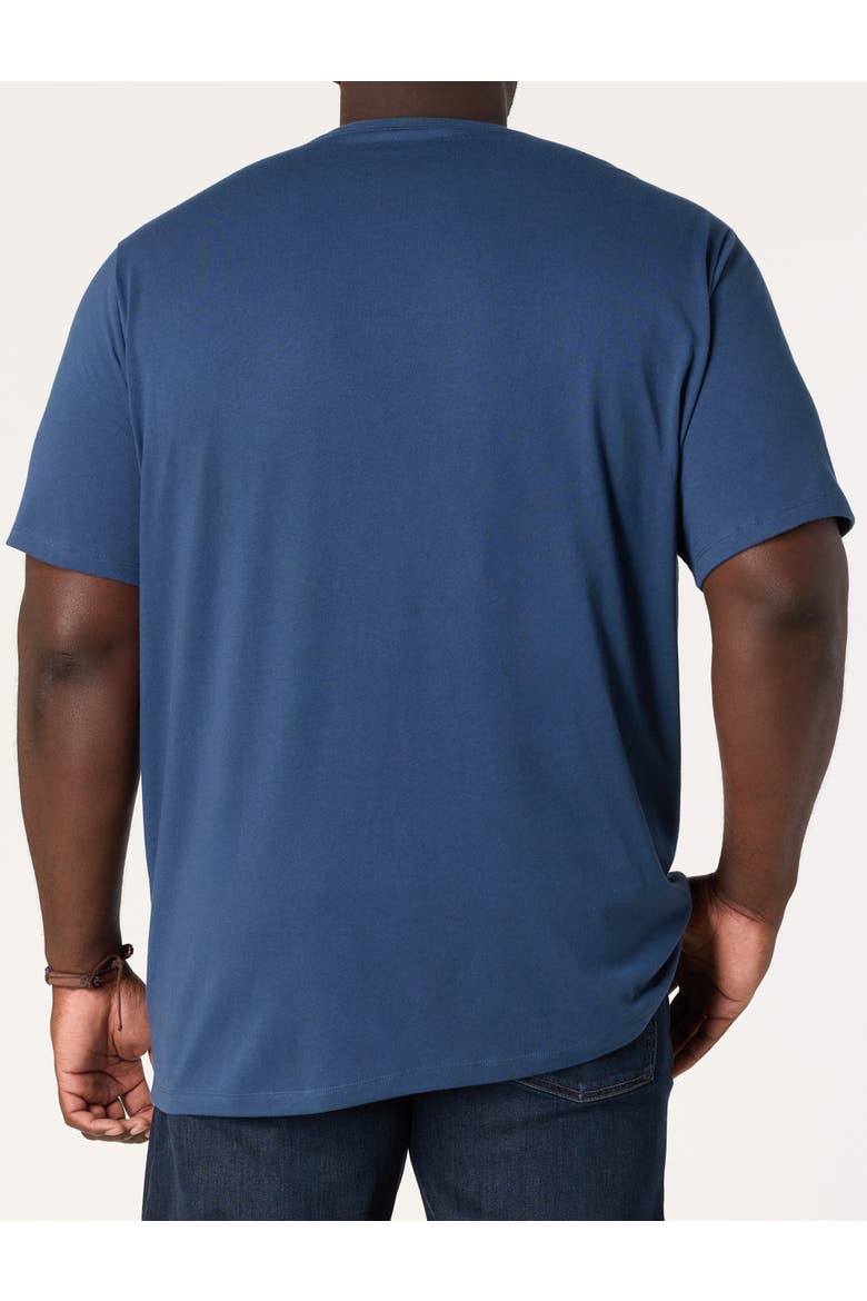 Big & Tall Contrast Colorblock Moisture-Wicking T-Shirt, Alternate, color, INSIGNIA BLUE