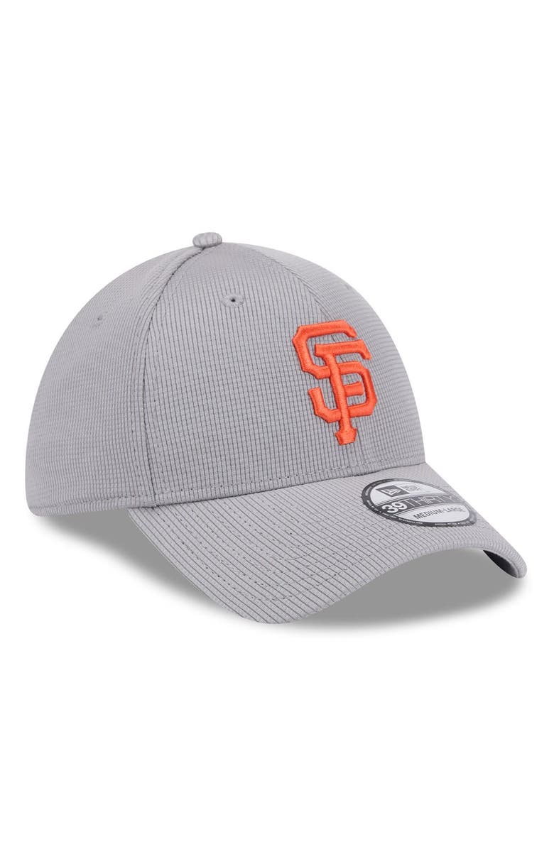 New Era Men's New Era Gray San Francisco Giants Active Pivot 39THIRTY Flex Hat, Alternate, color, 