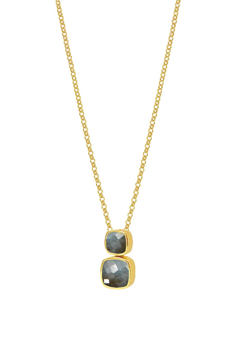 Monterey Pendant Necklace, Main, color, LABRADORITE