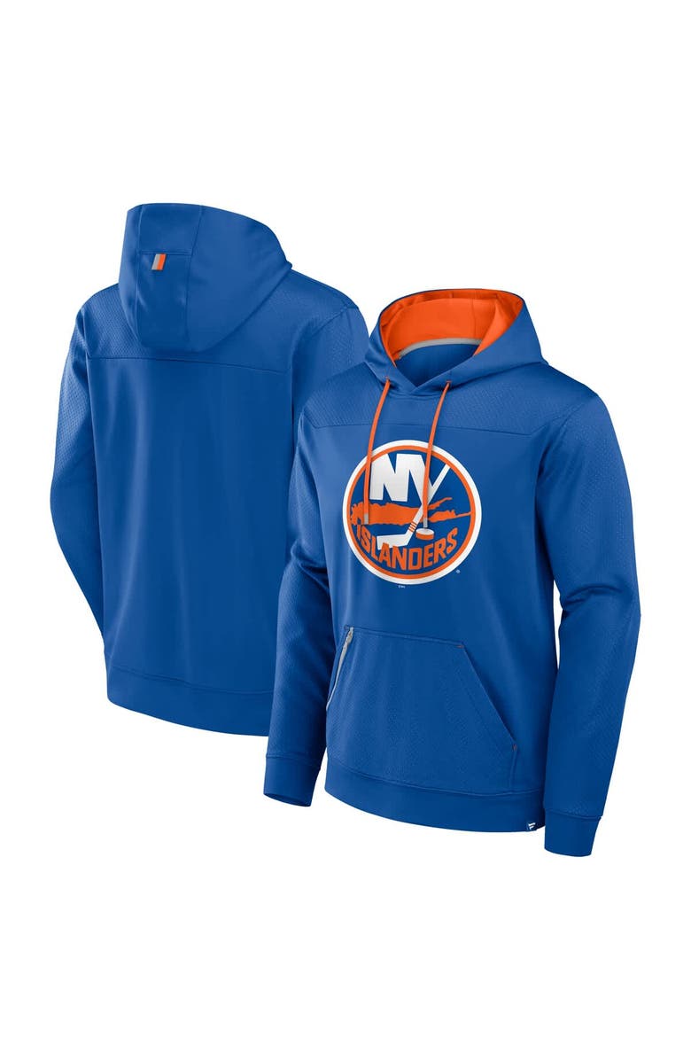 FANATICS Men's Fanatics  Royal New York Islanders Defender Pullover Hoodie, Main, color, 