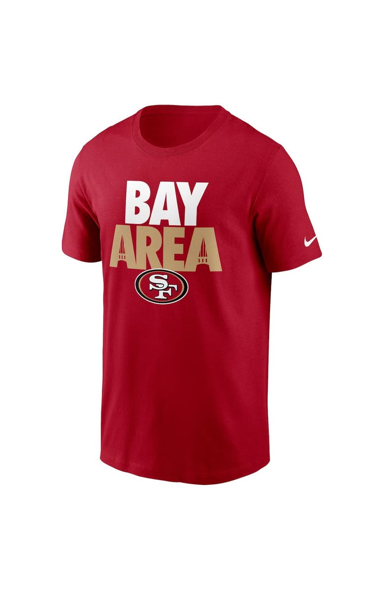 Nike Men's Nike Scarlet San Francisco 49ers Hometown Collection Bay Area T-Shirt, Alternate, color, 