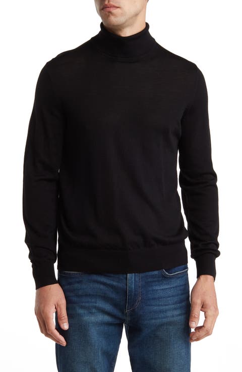 Merino Wool Turtleneck Sweater