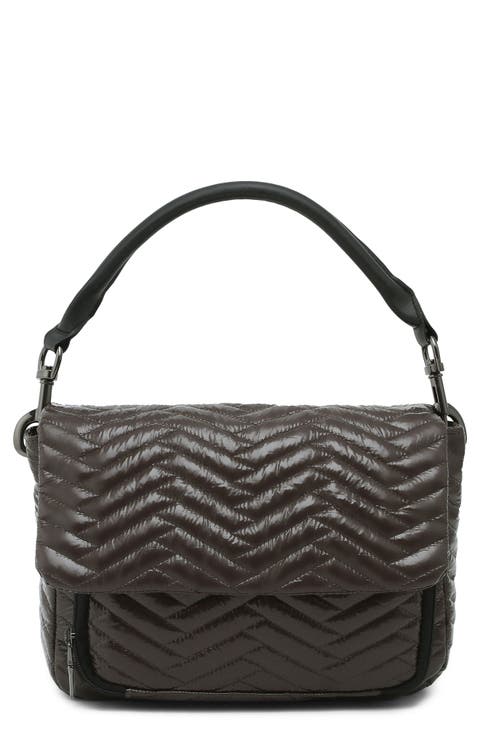 The Muse Moto Quilted Shoulder Bag