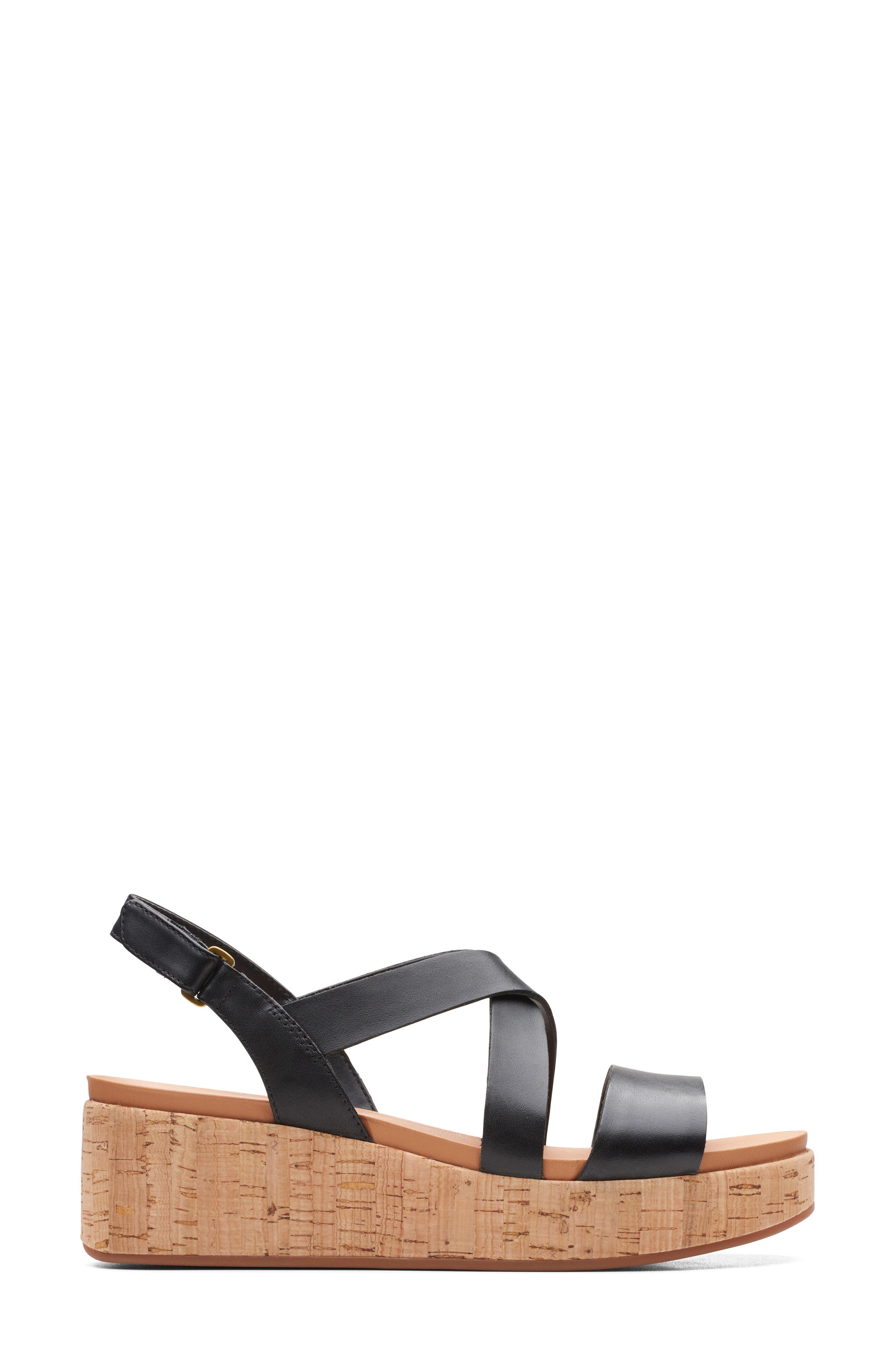 Clarks<sup>®</sup> Kimmei Wedge Sandal, Alternate, color, 