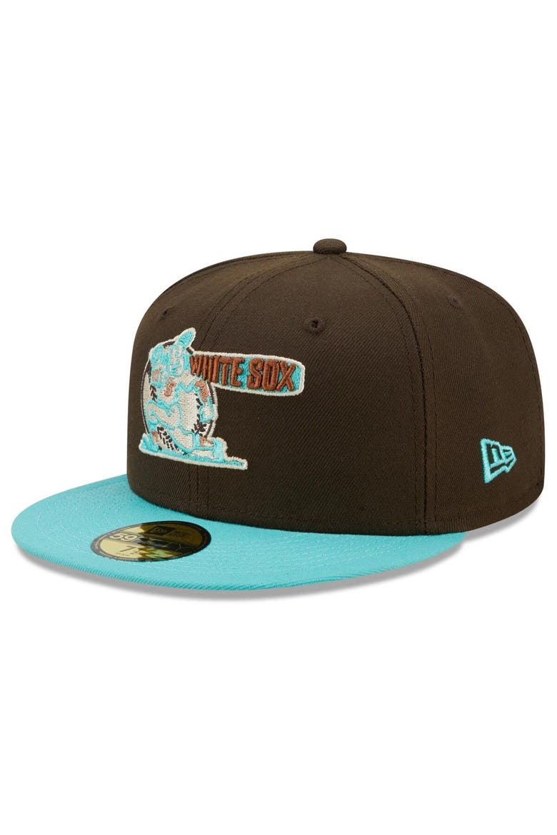 Men's New Era Brown/Mint Chicago White Sox  Walnut Mint 59FIFTY Fitted Hat, Alternate, color, Brown