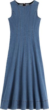 Boden Annet Denim Midi Dress