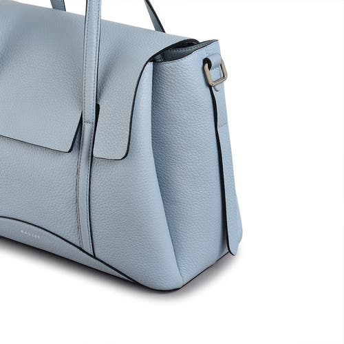 Radley London The Chancery Medium Flapover Satchel Bag In Smoke Blue
