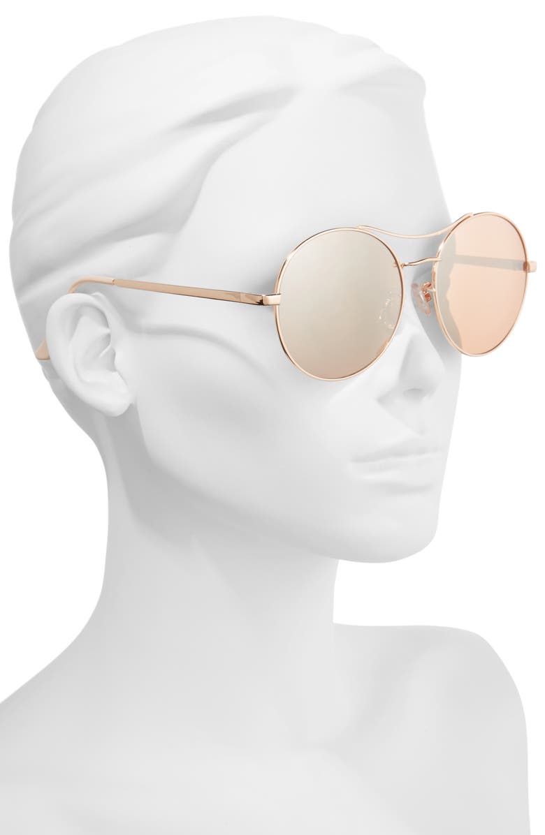 BP. 58mm Oversize Round Sunglasses, Alternate, color, 