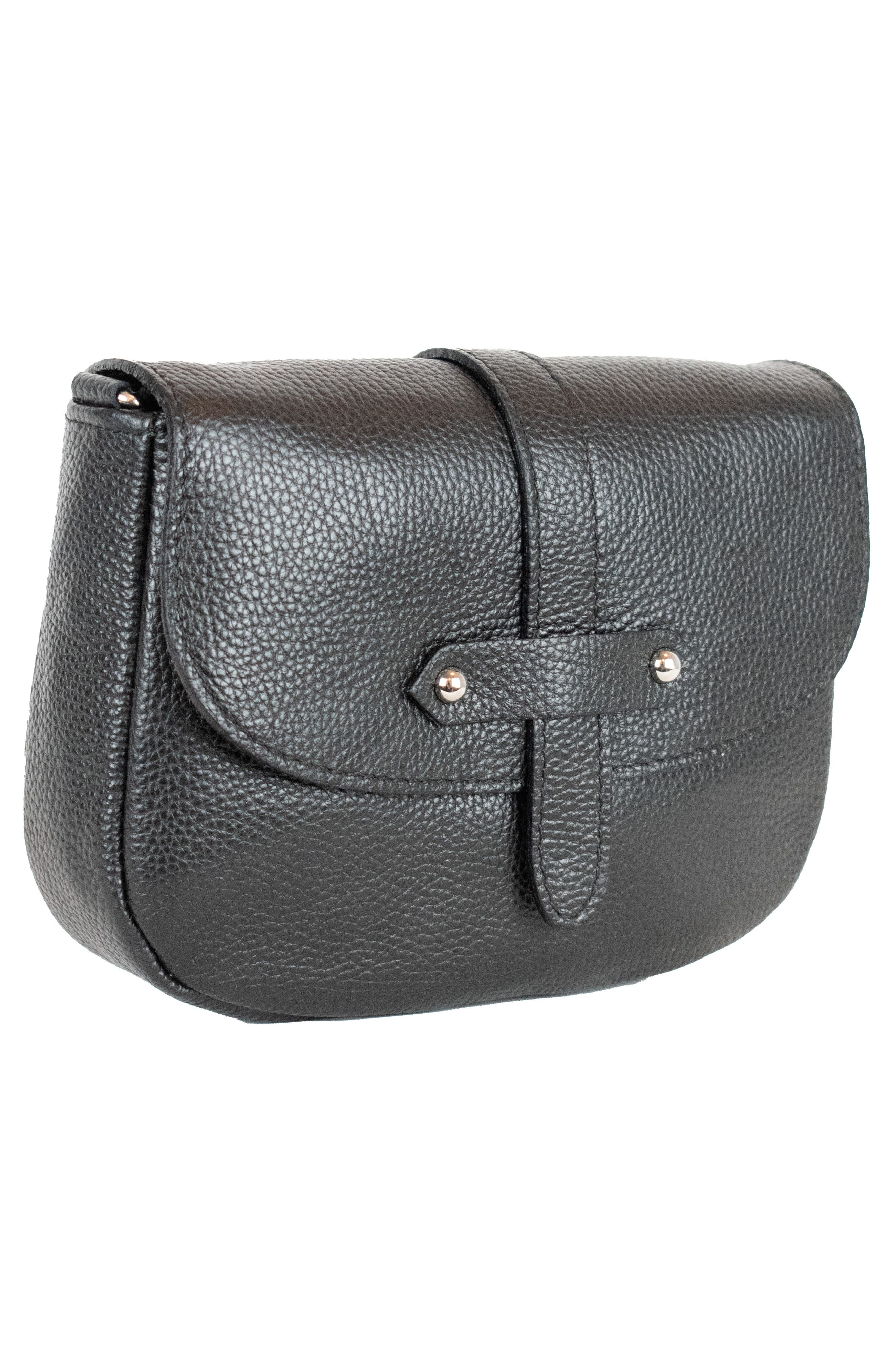 Persaman New York Daphne 18 Crossbody Bag, Alternate, color, Black