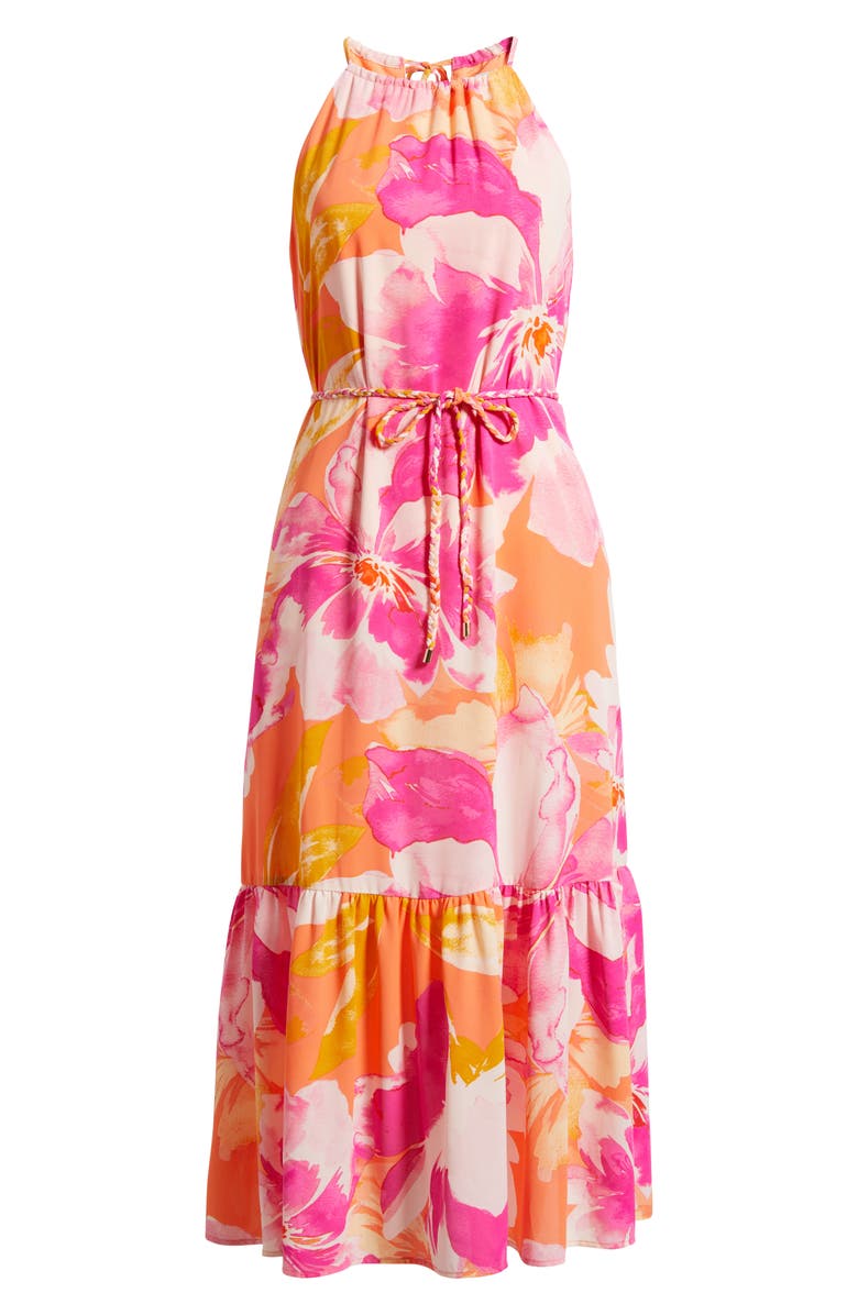 Anne Klein Tiered Halter Sundress, Alternate, color,