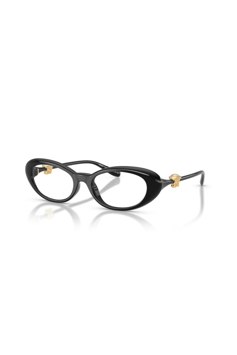 52mm Oval optical glasses, Main, color, Black