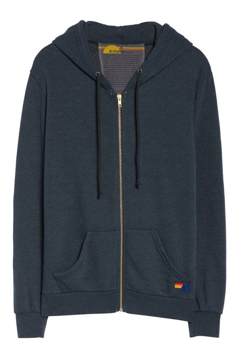Bolt Zip Hoodie, Alternate, color, CHARCOAL