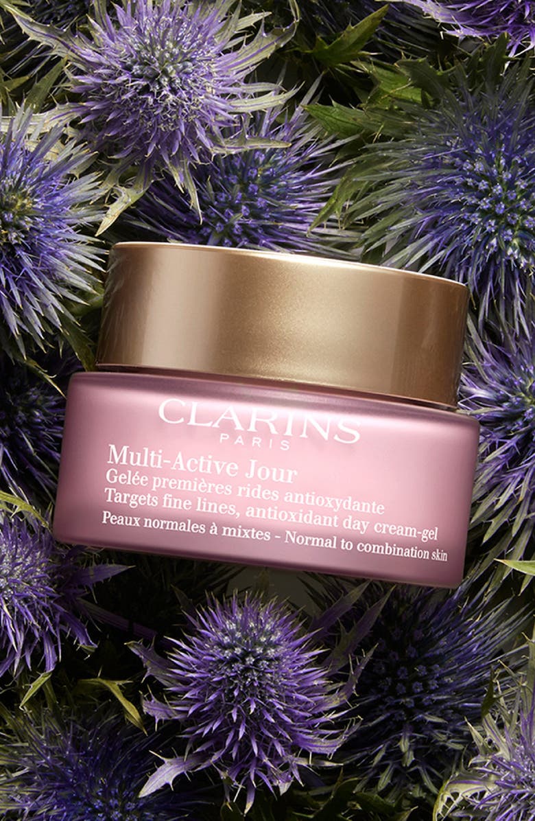 Clarins Multi-Active Anti-Aging Day Cream-Gel Moisturizer for Glowing Skin, Alternate, color, 