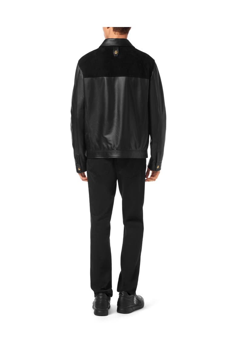 Nappa And Suede Blouson Men, Alternate, color, black