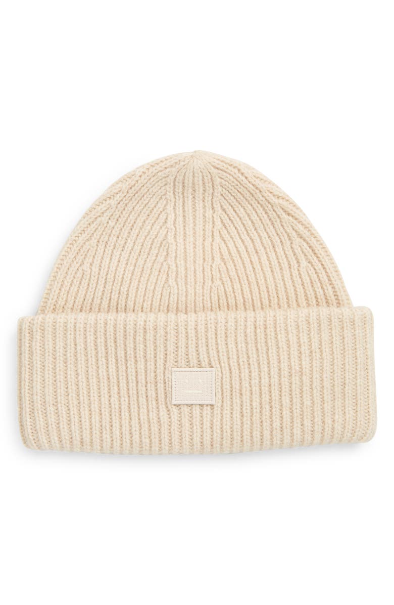Acne Studios Pana Face Wool Beanie, Main, color,