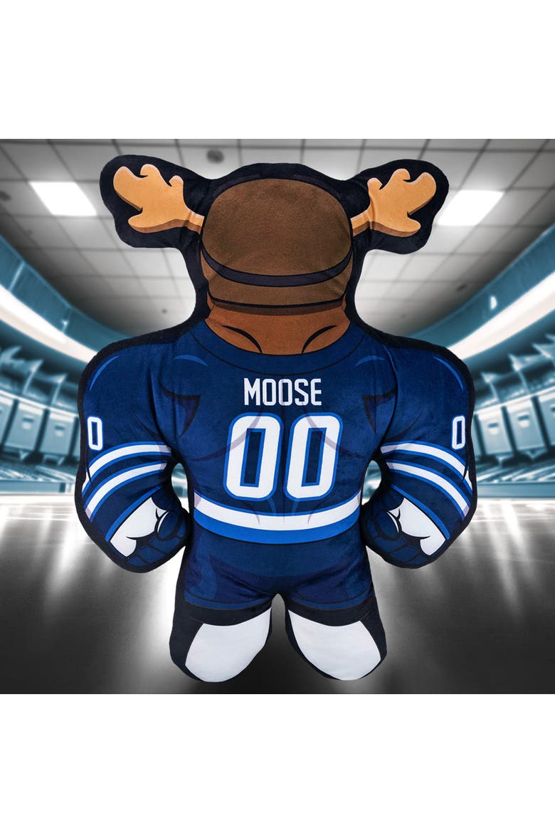 Winnipeg Jets Mick E. Moose 24" Mascot Bleacher Buddy, Alternate, color, None