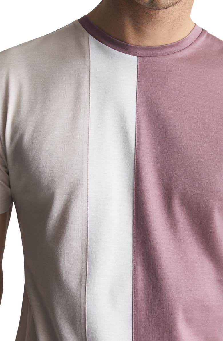 Reiss Men's Deano Colorblock Cotton T-Shirt, Alternate, color, 
