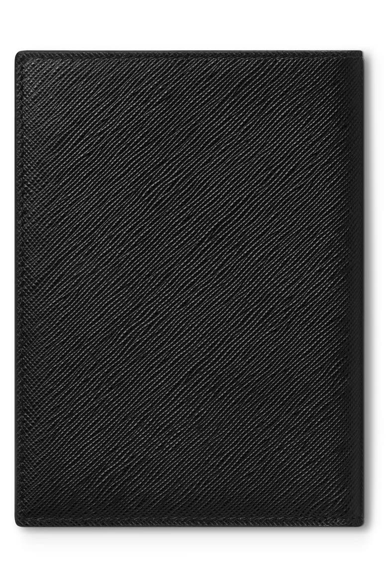 Sartorial Passport Holder, Alternate, color, BLACK