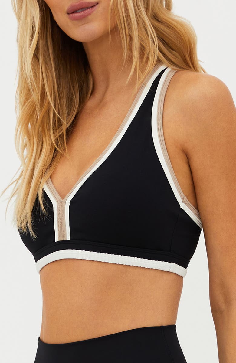 Beach Riot Ida Colorblock Racerback Sports Bra, Alternate, color,