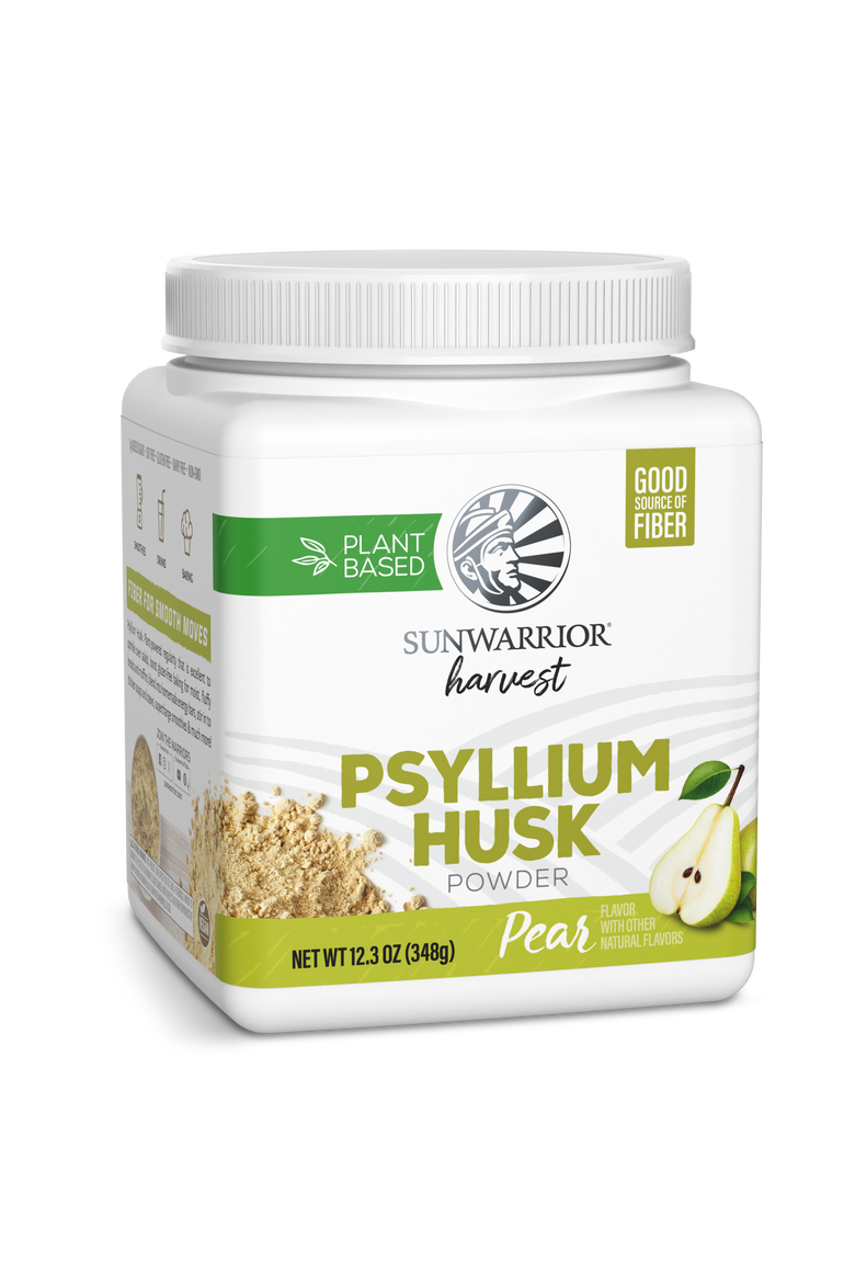 Harvest Psyllium Husk Powder Pear 348.6g Tub, Main, color, No Color
