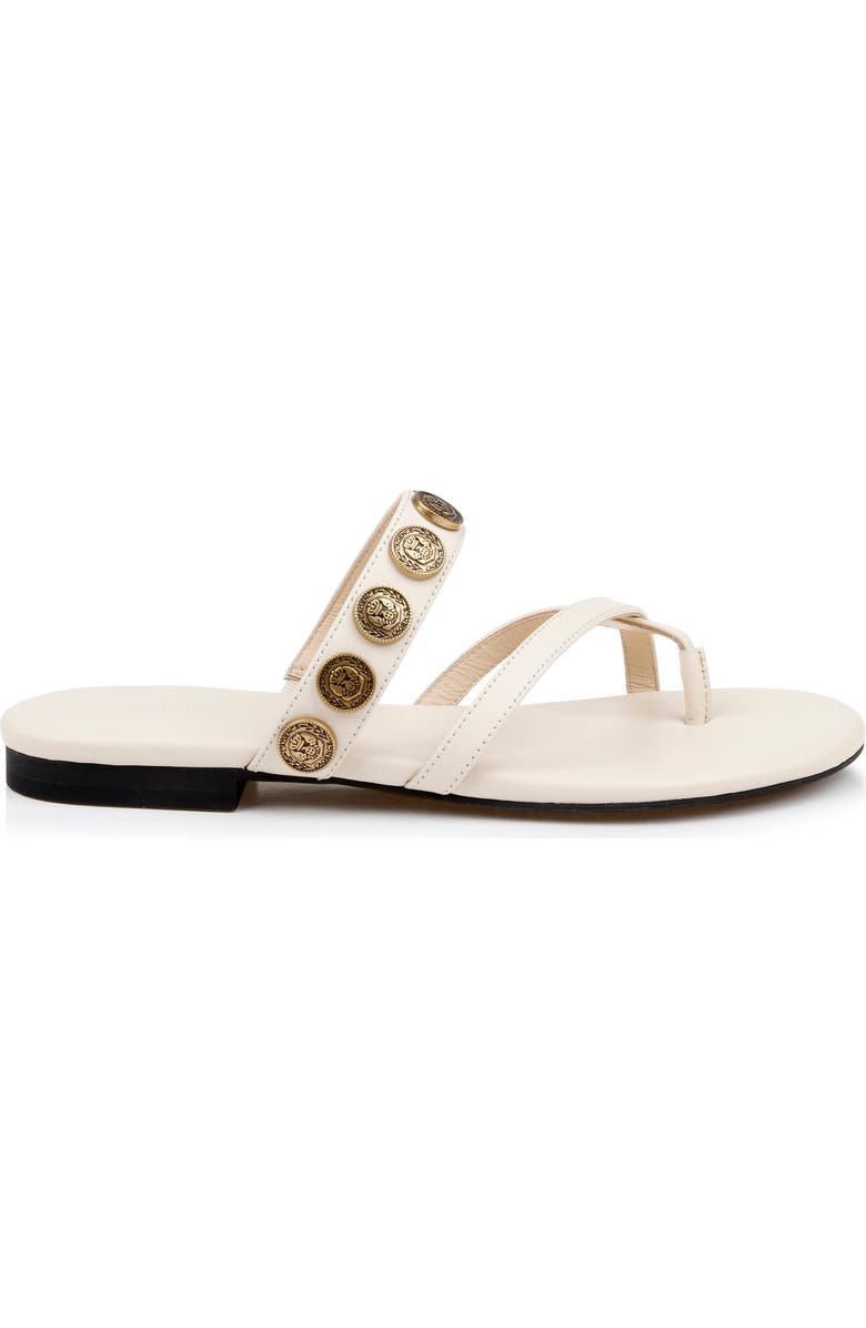 L'AGENCE Hanna Strappy Sandal, Alternate, color, Ecru