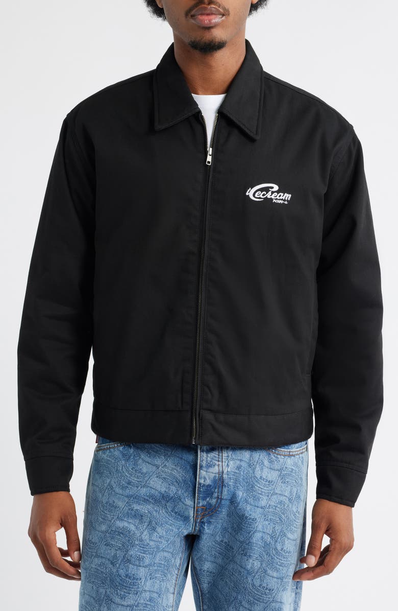 ICECREAM Work Hard Jacket, Alternate, color, Black