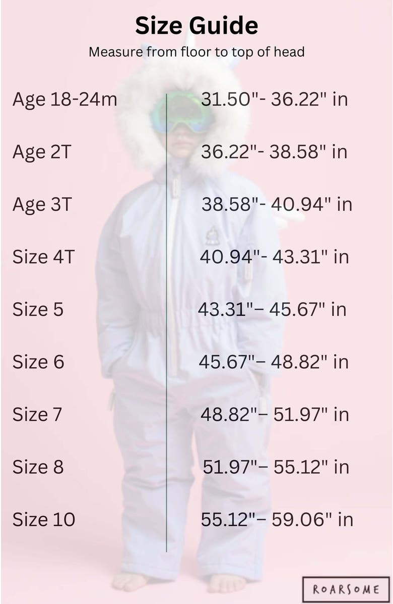 Roarsome Sparkle the Unicorn Ski Suit, Alternate, color, Lilac