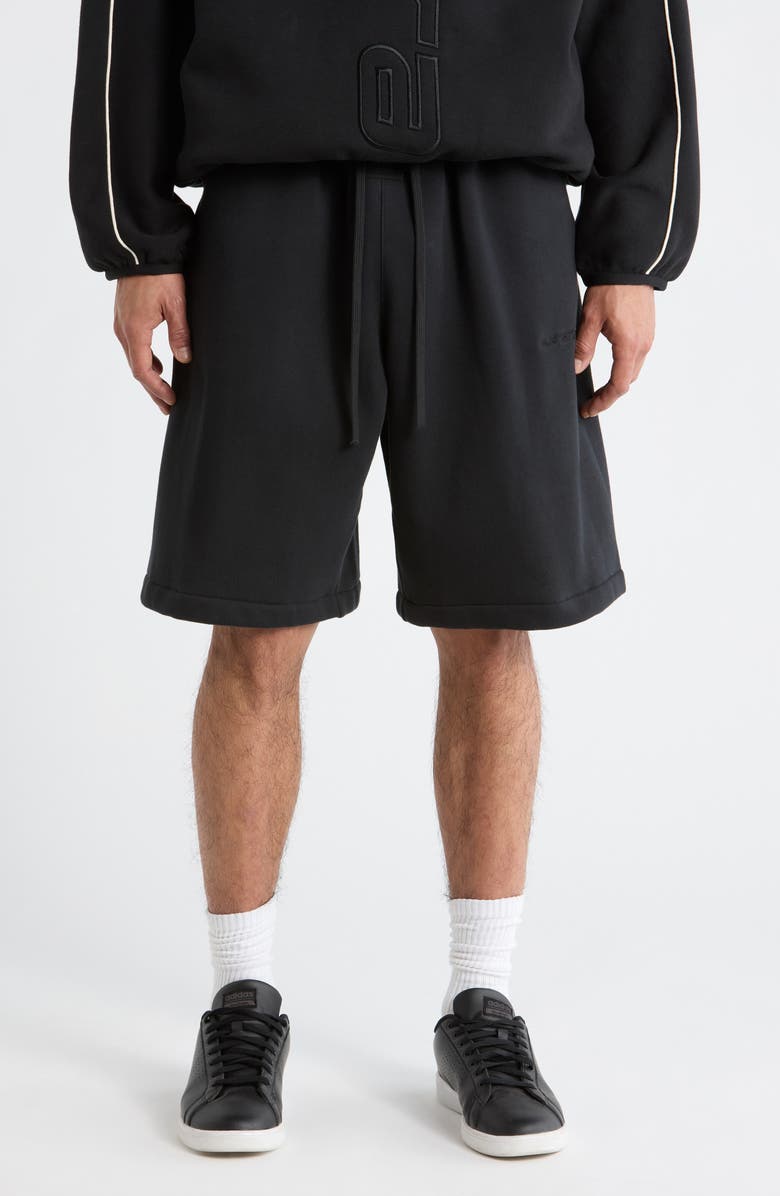 Fear of God Essentials Active Trace Relaxed Shorts, Main, color, Vintage Black